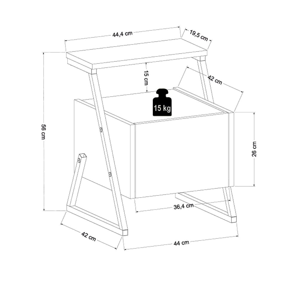 
                  
                    Minimalist Wooden Bedside Table
                  
                