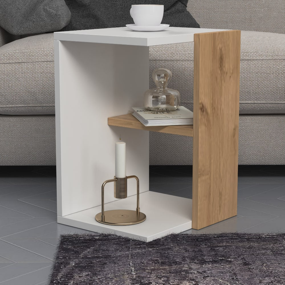 
                  
                    Minimalist White Wooden Nesting Table - Modular Wood - 3
                  
                